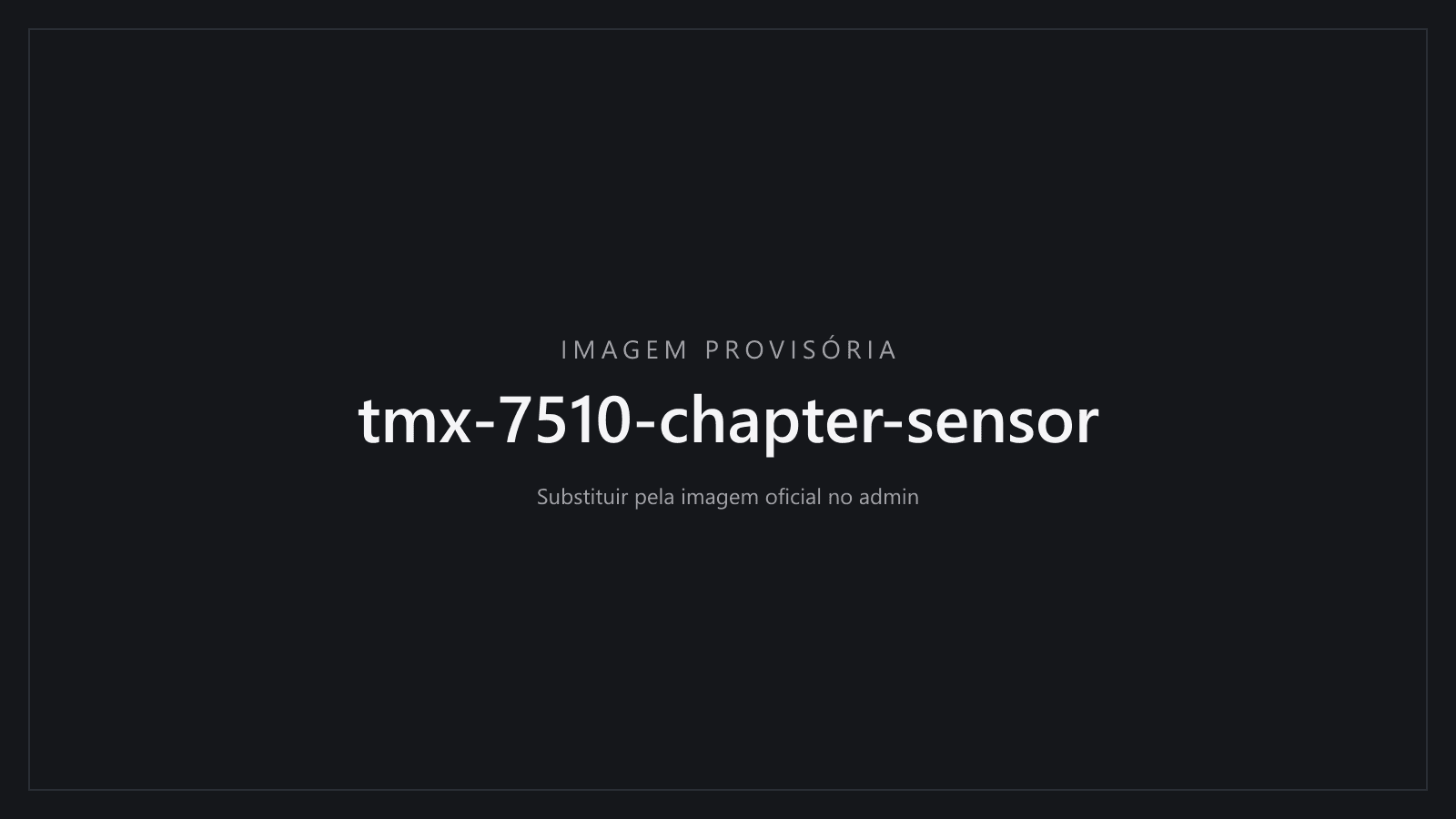Imagem provisória do capítulo "Mais luz por pixel, menos ruído por quadro." da câmera Phantom TMX 7510